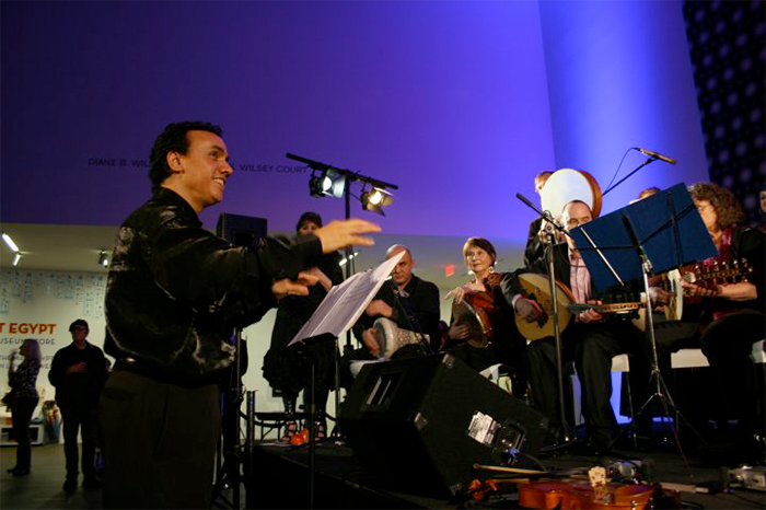 rachid with the orchestra